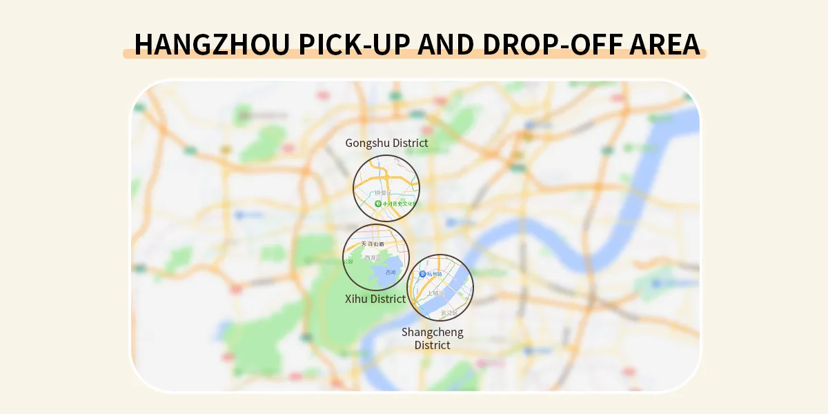 Free pickup area map
