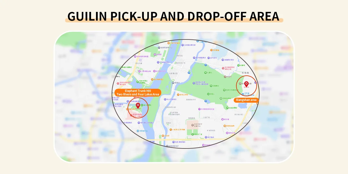 Free pickup area map